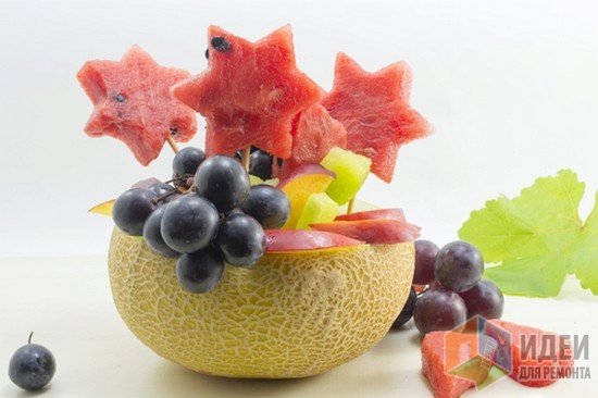 Как красиво сервировать фрукты?