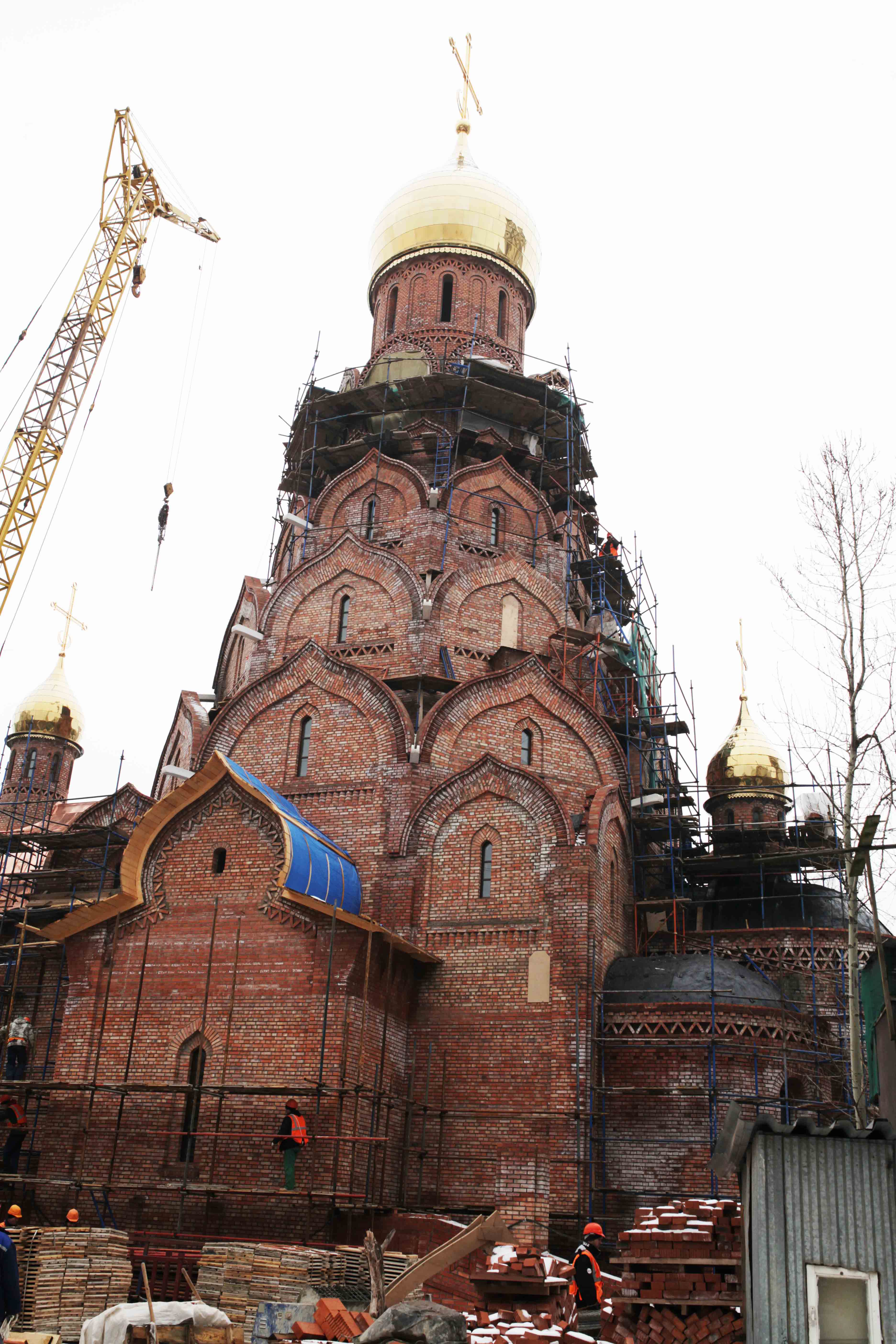 Строительство храма в честь Новомучеников и Исповедников Российских в Строгино будет завершено в этом году