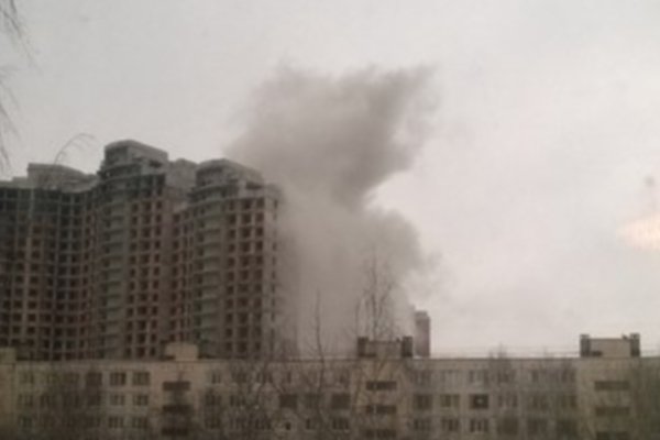Подробности пожара на стройке проблемного ЖК «Лондон парк» в Петербурге