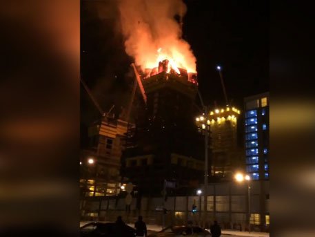 Неизвестные подробности пожара в комплексе Абу-Даби Плаза в столице Казахстана