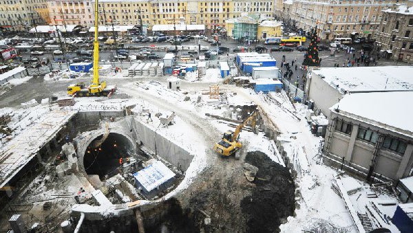 ФСБ обнаружило крупную пропажу денег на строительстве метро Петербурга