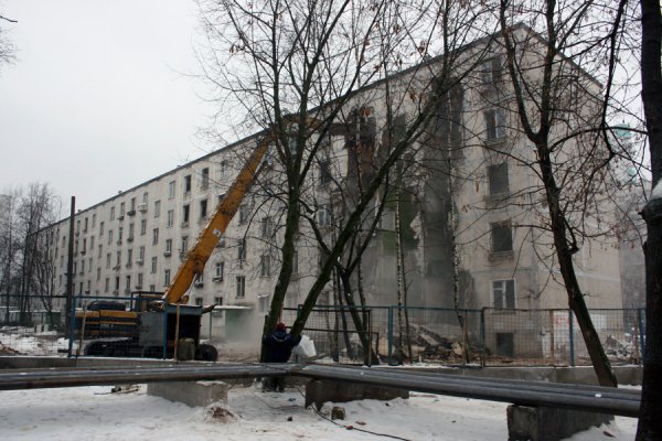На западе Москвы снесут очередную пятиэтажку