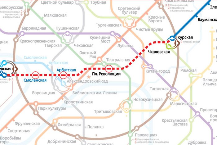 Когда и почему закроют большой участок синей ветки метро Москвы
