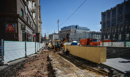 В Москве объявлено о перекрытии Тверской улицы до Бульварного кольца