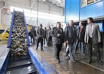 Михаил Мень принял участие в открытии крупного мусоросортировочного завода в Ивановской области