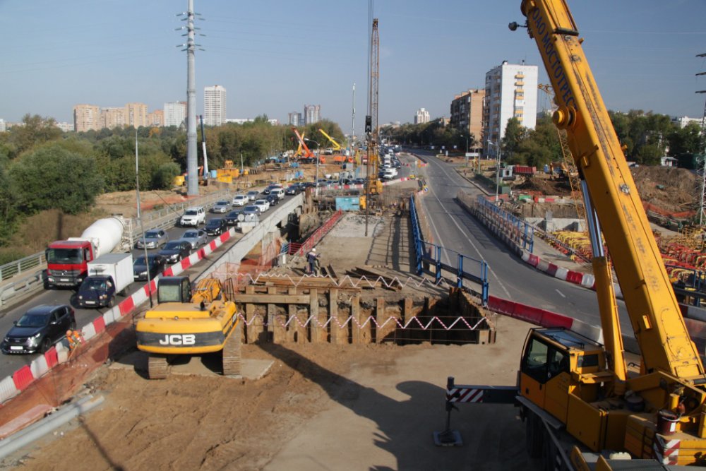 Назван срок открытия эстакады и тоннеля на Аминьевском шоссе  Москвы