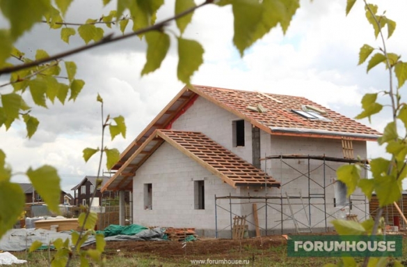 Утепление дома из газобетона минеральной ватой