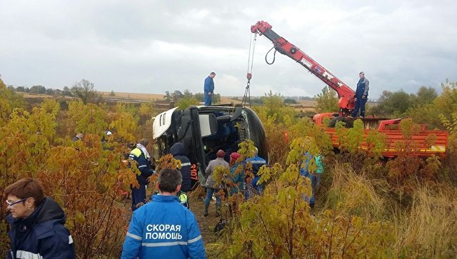 Жуткое ДТП с автобусом в Подмосковье, четыре человека погибло