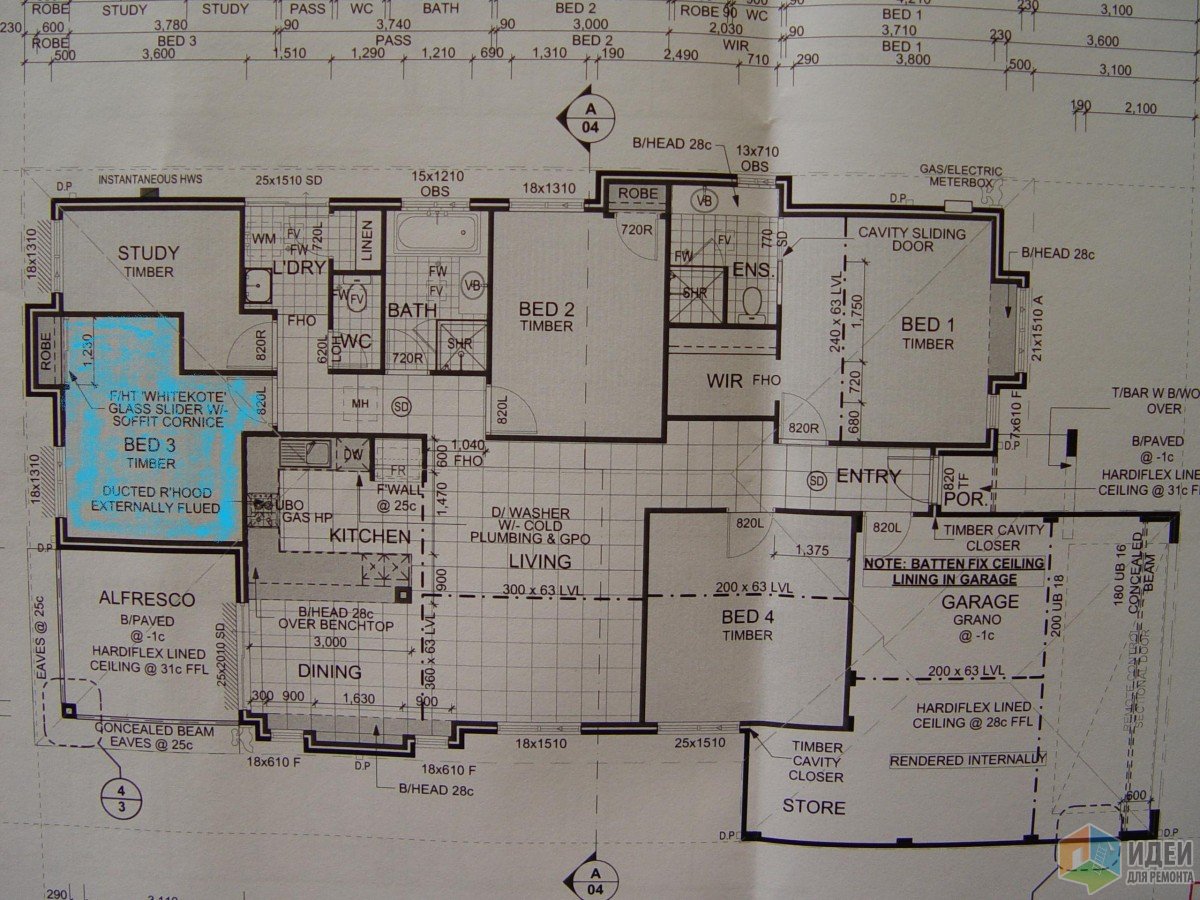 Бирюзовая спальня