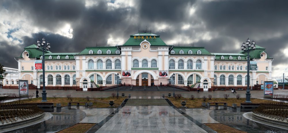 Вот так в Хабаровске решено ремонтировать  знаменитое здание вокзала