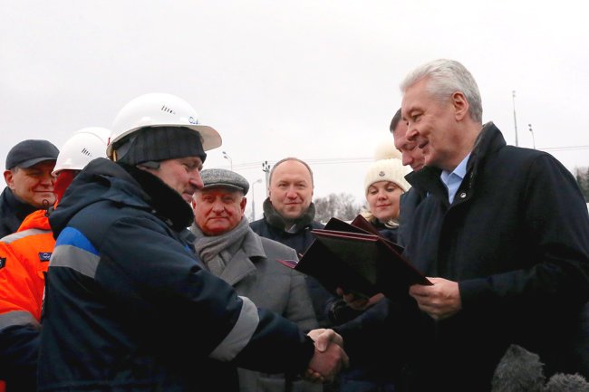 Что сказал Собянин открывая участок Калужского шоссе после реконструкции