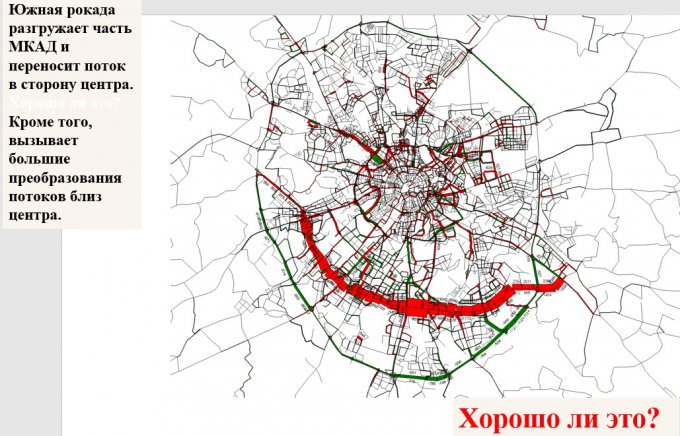 Карта южная рокада