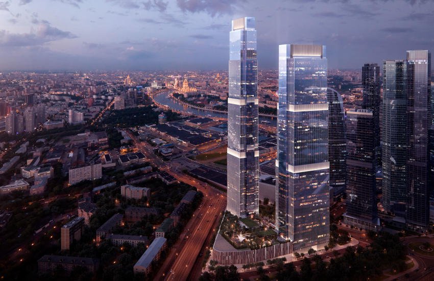 345-метровый небоскреб Neva Towers планируют построить в Москве в 2020 году